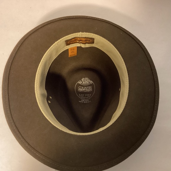 Country Gentleman Lite Felt Fedora size large Wool Hat made in USA - Picture 6 of 8